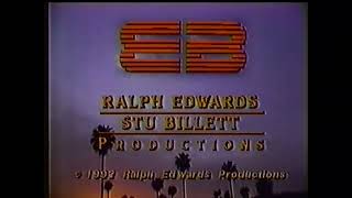 Ralph Edwards/Stu Billett Productions/Warner Bros. Television Distribution (1992)