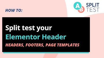 We Split-Tested Two Elementor Headers — Here’s What Got More Revenue