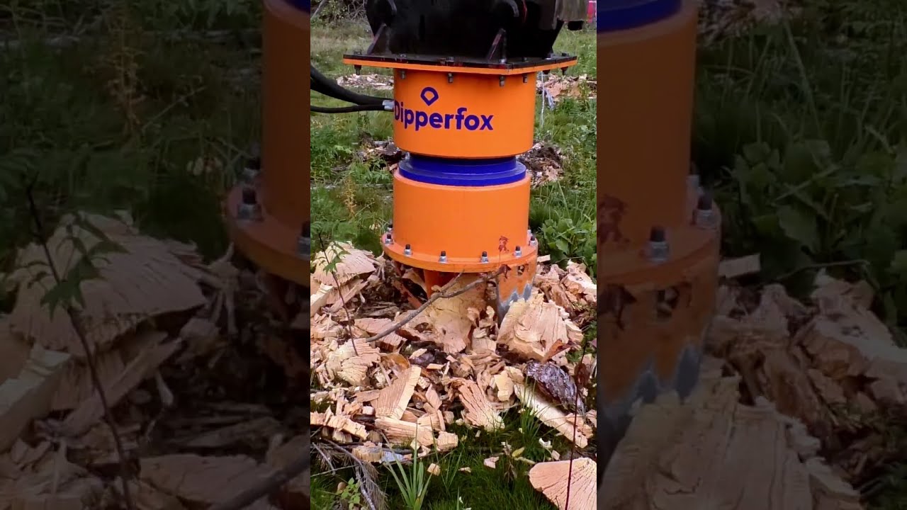 This Stump Grinder Will Make Any Heavy Equipment User Happy