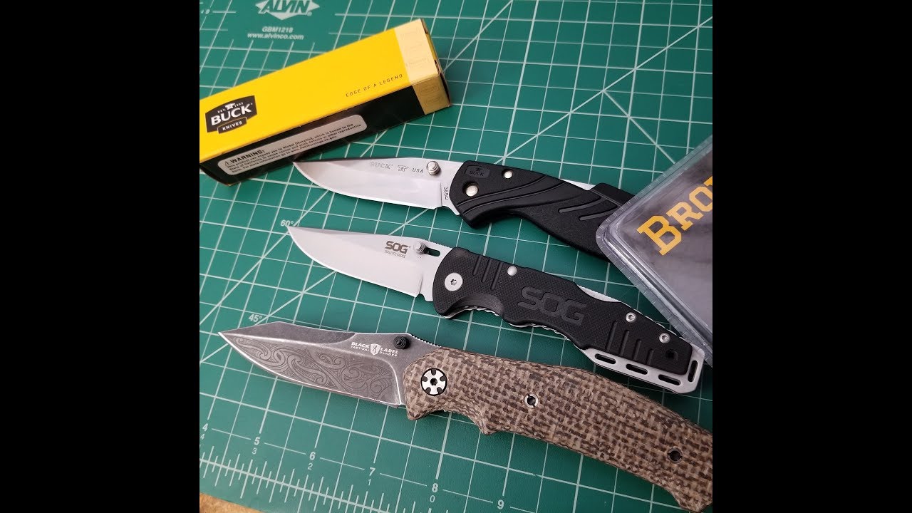 Trying Out Budget Knives From Brands I Never Use: Buck, SOG, Browning