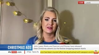 Kate Hardcastle Mbe - Sky News - Xmas Adverts - 08-11-21 -
