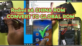 Xiaomi/Redmi 8A  China to Global Via Test point with Unlock Tool very simple method