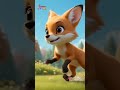 நரி பாடல் - Little Fox Song | Tamil Nursery Rhymes for Kids | Galatta Kids | Shorts