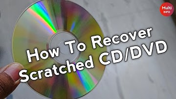 How To Recover Scratched CD/DVD Data on Computer/Laptop | Easy To Recover