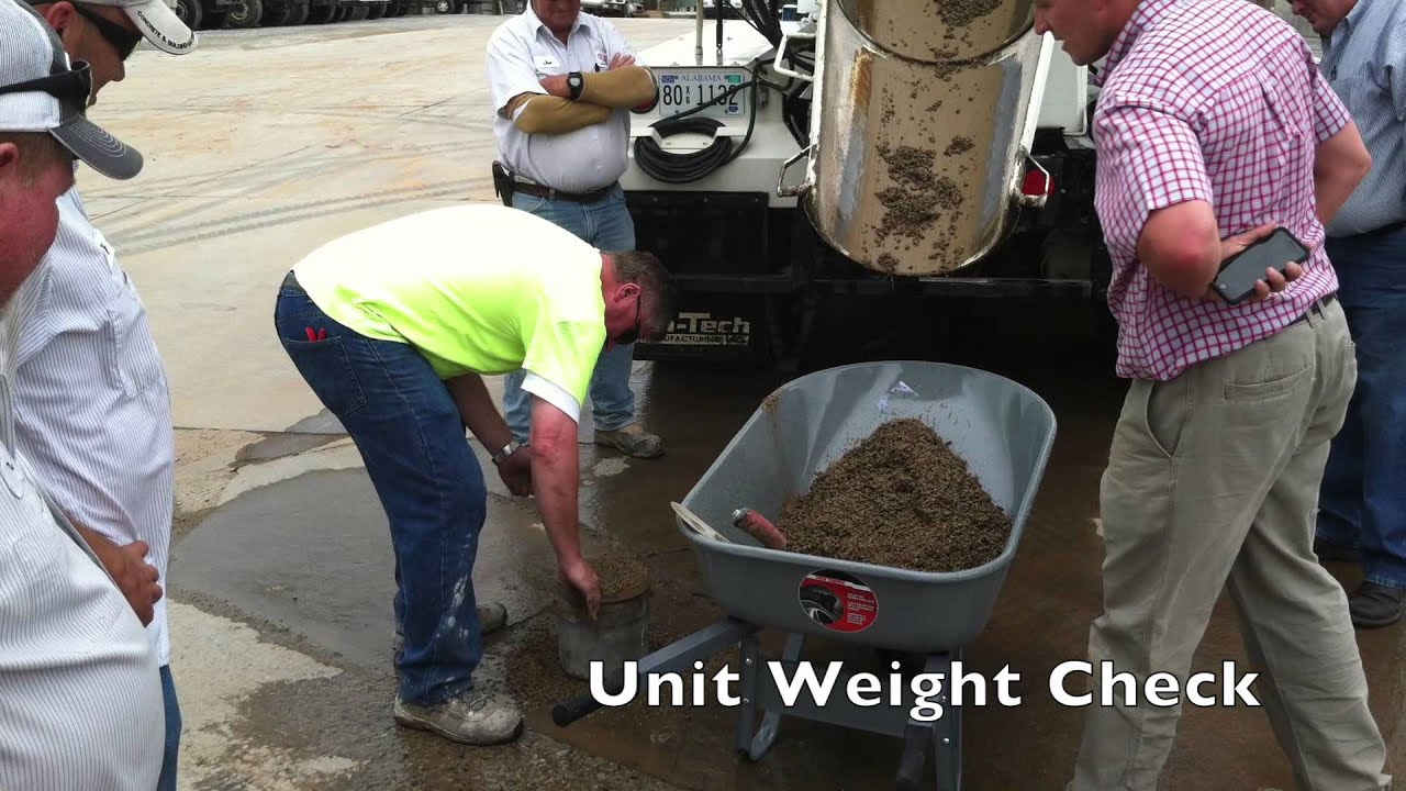 b Concrete AGC Pervious Demo 2015 YouTube