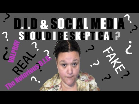 DID & Social Media Should Should You Be Skeptical? ( Dissociative Identity Disorder ) 3-22-22Valpray