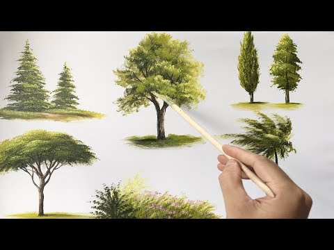 Video: How To Paint A Tree With Paints