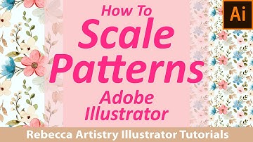 Pattern Rescaling in Adobe Illustrator PT 1- How to Rescale Pattern Swatches in Adobe Illustrator