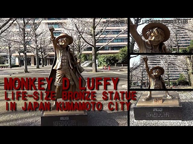 Life size statue of One Piece's Monkey D. Luffy unveiled in