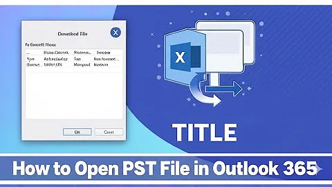 How to Open PST File in Outlook 365  Import Export PST File in Outlook
