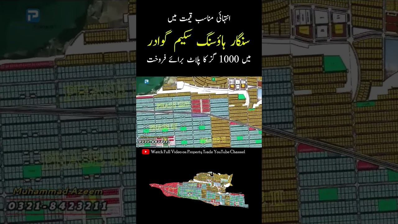 Plot for Sale in Sangar Housing Scheme Gwadar 28 June 2024 | Property Trade