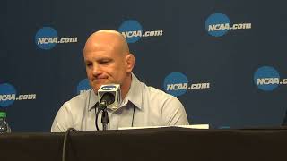 Coach Cael Sanderson (Penn State) after team won the 2022 NCAAs.