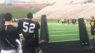 Mizzou Defensive Line Drill - Fall Camp