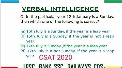 In the particular year 12th January is a Sunday, then which one of the following is correct?