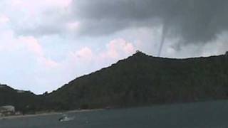 Waterspout and rainbow in St. Martin.avi