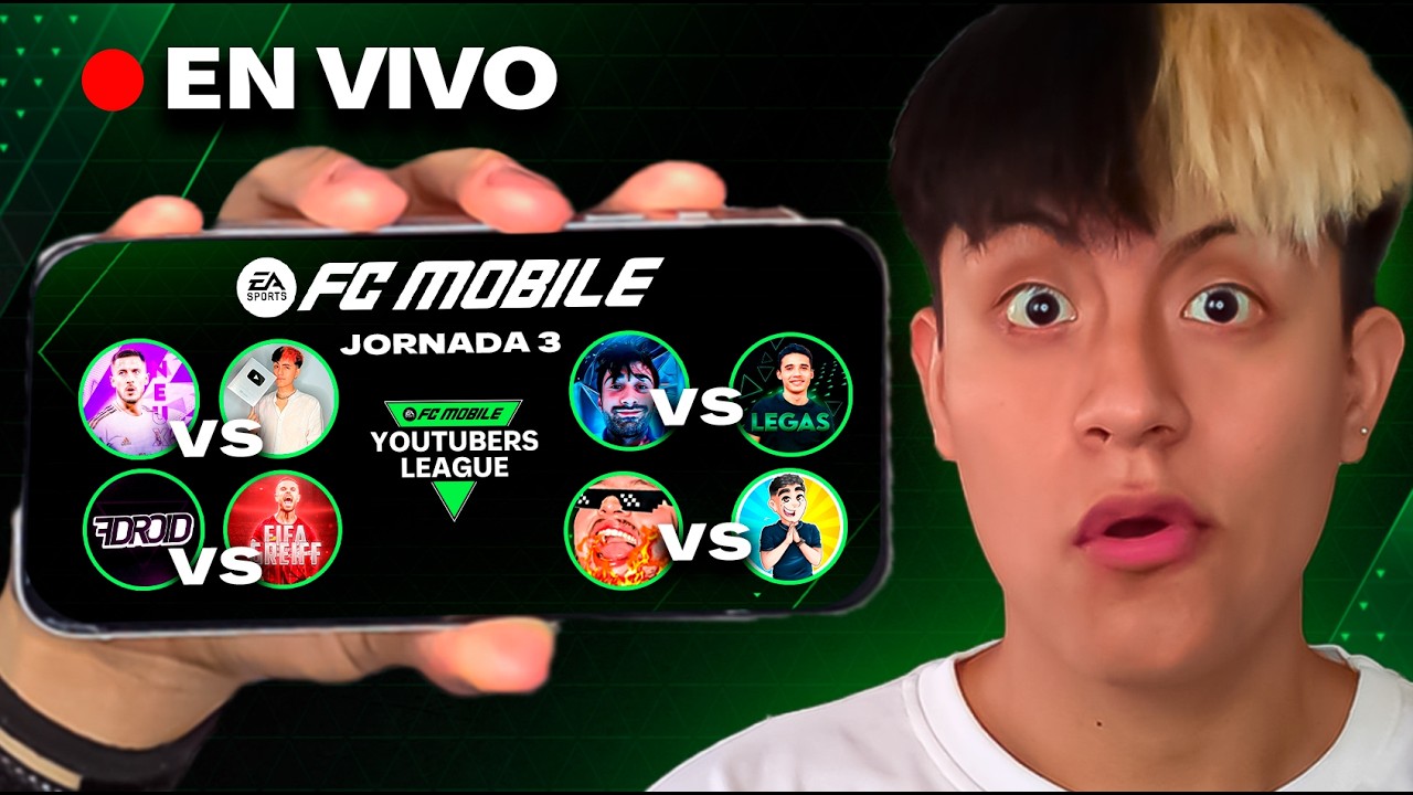 HOY MEJORAMOS EL EQUIPO PARA LA YOUTUBERS LEAGUE DE FC MOBILE!! 