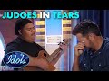 Iam tongis audition has the judges in tears after emotional song for his dad  idols global