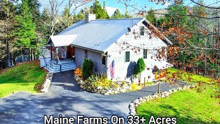 Maine Farmhouse On 33 Acres | ME Real Estate | Maine Farms | New England Living | MNT Waldo