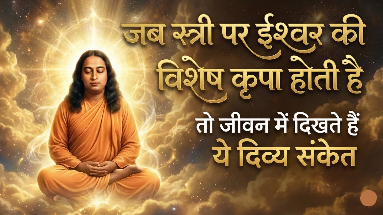 जब स्त्री पर ईश्वर की विशेष कृपा होती है, तो जीवन में दिखते हैं ये दिव्य संकेत Paramhansa Yogananda