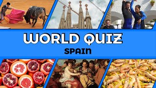 SPAIN QUIZ - 20 TRIVIA Q&As | #W16 - How much do you know about Spain? Take this Spain trivia! screenshot 1