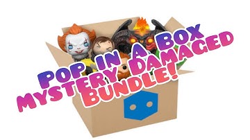 Mystery Box of 4 Damaged Pops from Pop in a Box!