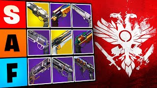 I Ranked Every HAND CANNON in a Tier List