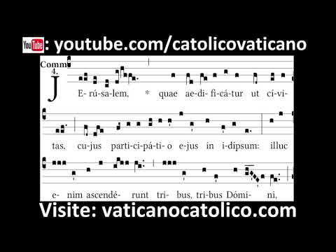 Jerusalem quae aedificatur | Canto Gregoriano | Gregorian Chant