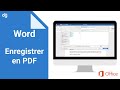 Enregistrer un document Word en PDF 📄
