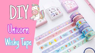 Decoration DIY Tape Sticker Stationery Paper Dream Tape Unicorns Hs18  Versatile Created Stationery Ornament Office Arts Crafts Tape