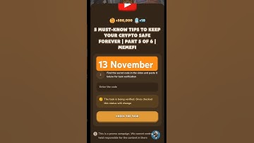 5 MUST-KNOW TIPS TO KEEP YOUR CRYPTO SAFEFOREVER | PART 5 OF 6 |MEMEFI #airdrop