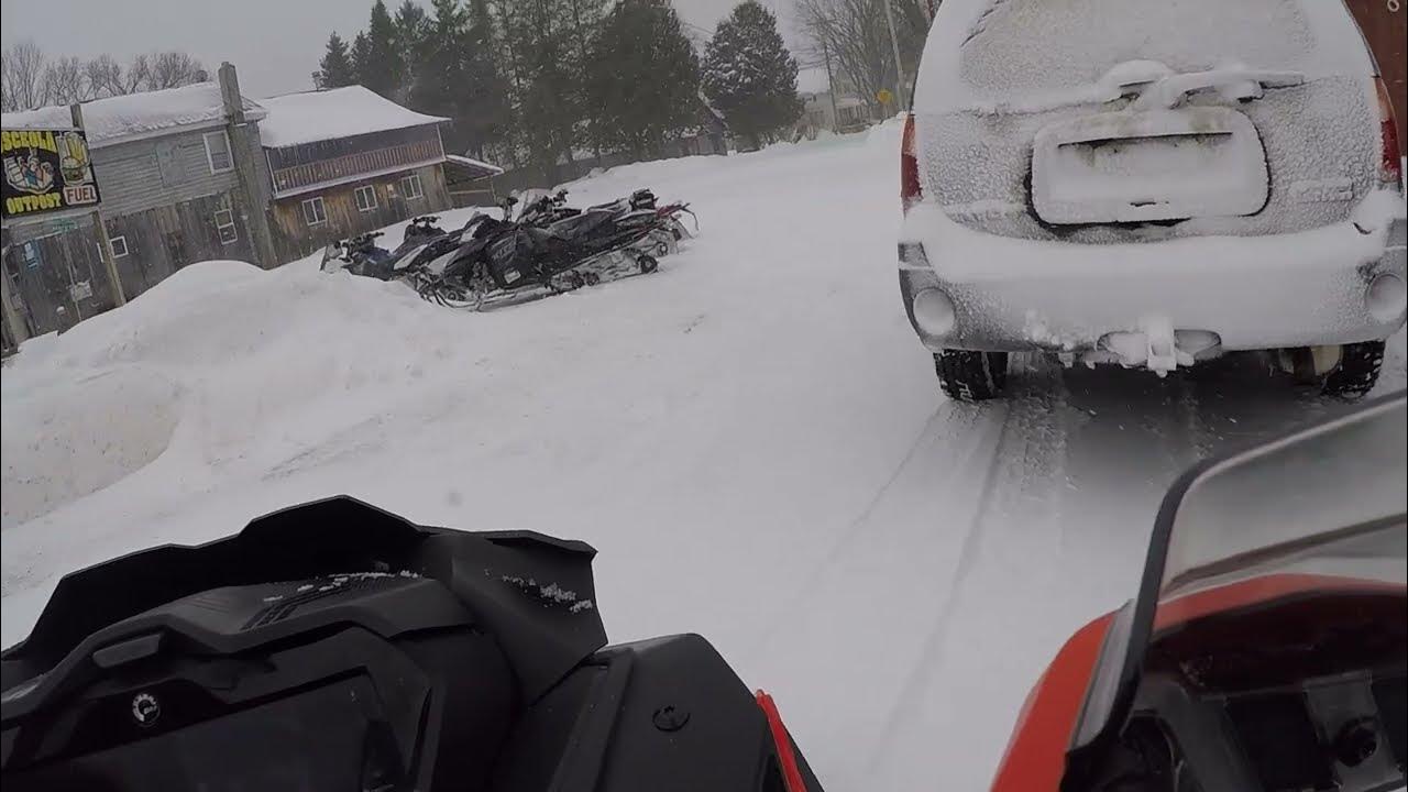 Tug hill NY snowmobiling trails. Feb 28 2023 YouTube