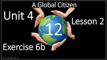 12 Grade 8 English Unit 4 Lesson 2 A Global Citizen Exercise 6b