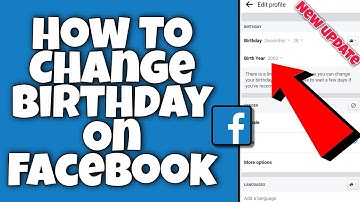 How To Change Birthday On Facebook 2023 | Android/iphone | Birthday problem solved