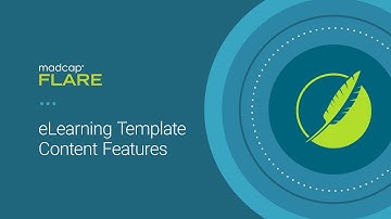eLearning Template Content Features in MadCap Flare