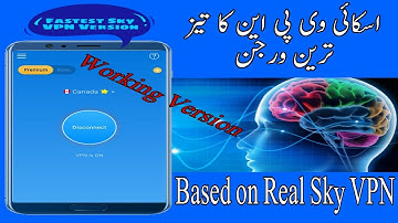 Fastest SkyVPN Working & Real Based version with Suitable Proxy