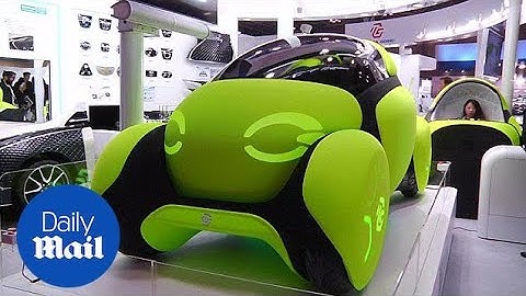 Toyoda Gosei unveils dent-proof Flesby car with external airbags - Daily Mail