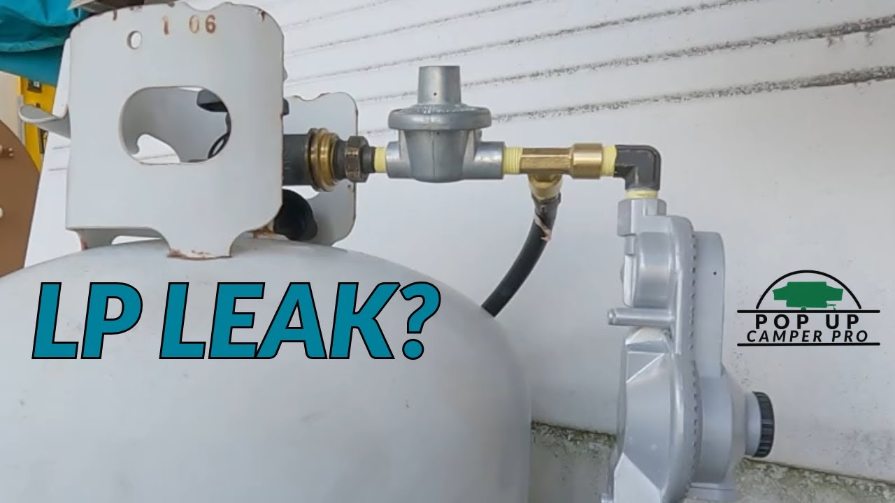 Propane Problem And Repair / Pop Up Camper