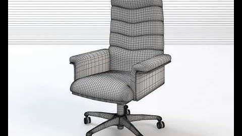 Executive Office Armchair 3D model from CGTrader.com