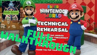 SURPRISE! IT'S OPEN | Super Nintendo World Full Walkthrough | Technical Rehearsal Week | Universal