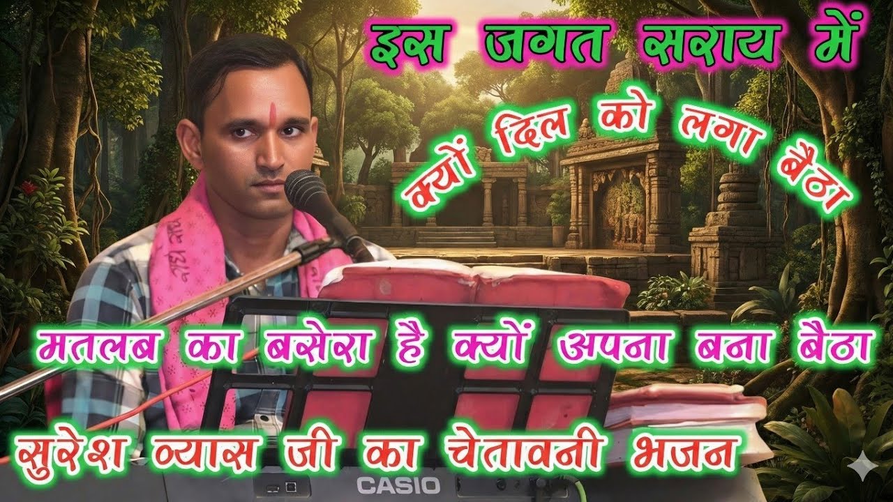 मतलब का बसेरा है क्यों अपना बना बैठा_ चेतावनी भजन । Suresh Vyas ji ka bhajan Ramleela 2025