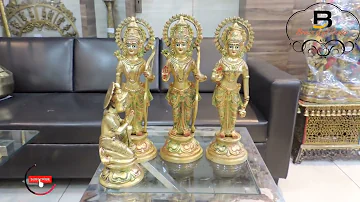Brass Showpiece Ram Darbar God Idol Statue (BS1380 E)  || Ram Navami Special
