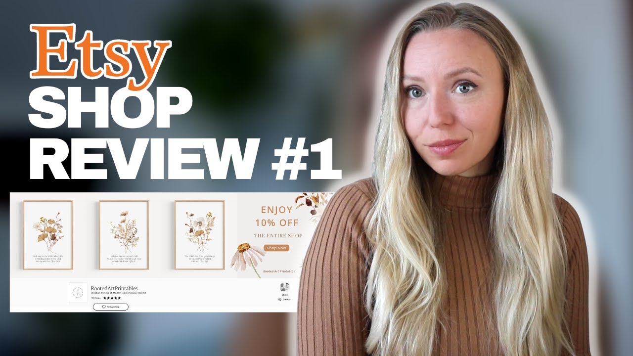 Etsy Shop Review Etsy Seller Tips Etsy SEO tutorial Etsy for