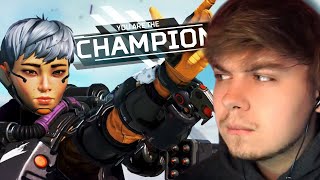 200IQ BIG BRAIN VALK PLAY. ($50k Apex Tournament) | Apex Legends