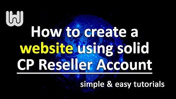 How to create Website using SolidCP Reseller Account