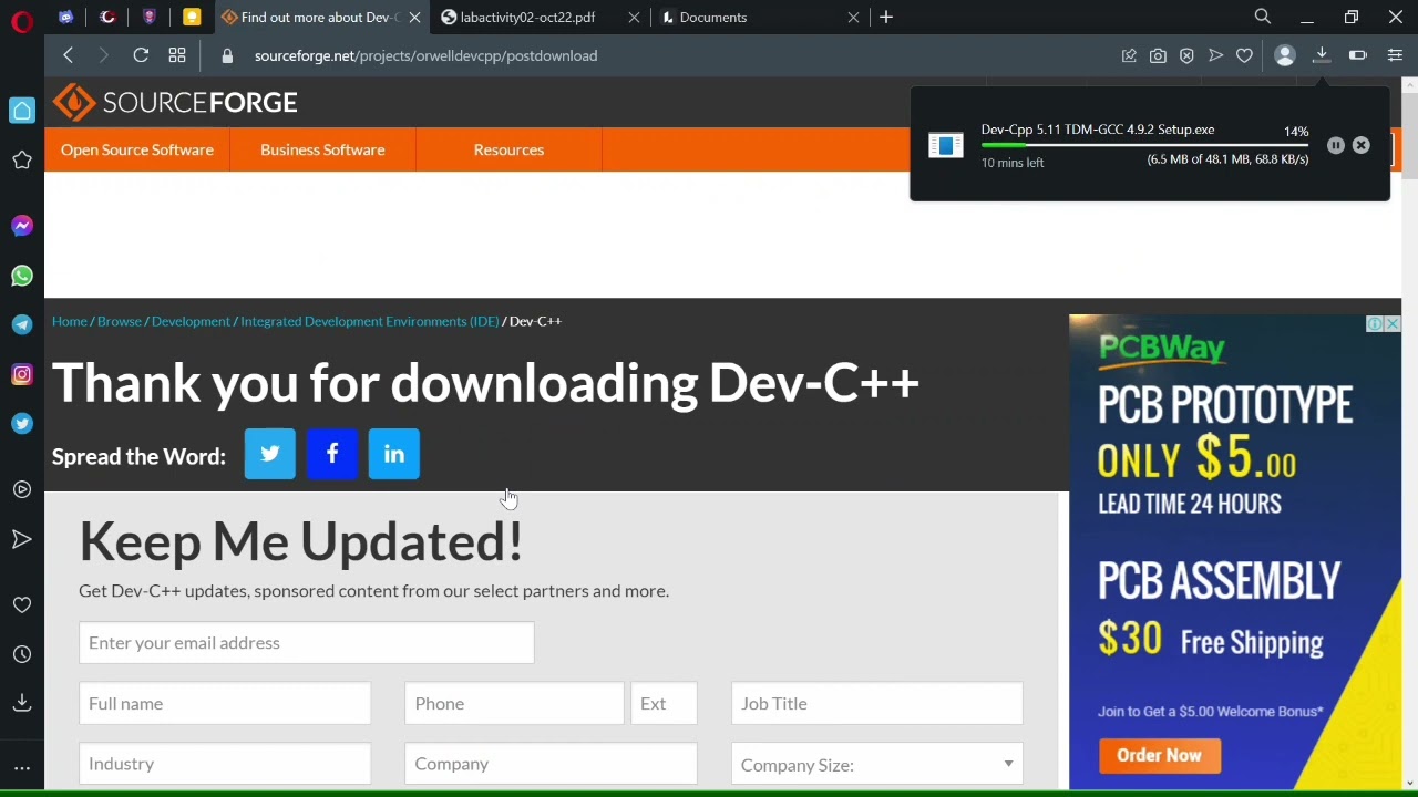 How to download Dev-C++ - YouTube