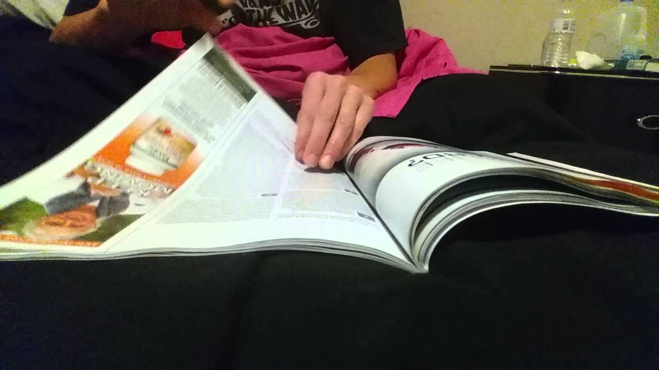 School notebook and two new magazine! : )