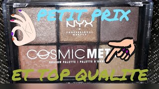 Revue NYX PALETTE COSMIC METAL....UNE PETITE TUERIE💚