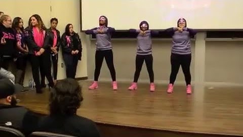 Pi Epsilon Chapter of SLG Delta Line Coming Out Show