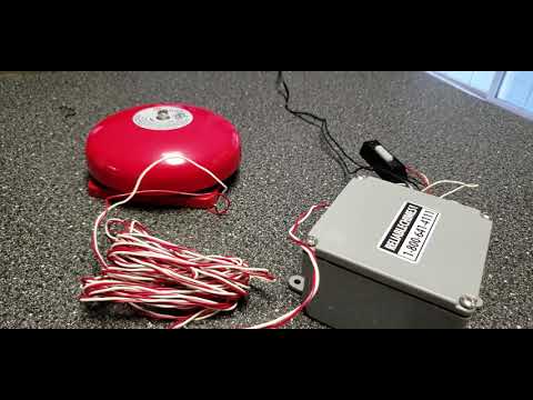 Wired Warehouse Doorbell With Fireball And Timed Output Youtube