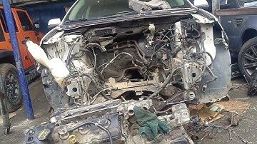 ford edge engine removal
